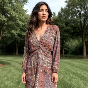 Julia Jordan NWT Multicolor Long Sleeve Dress